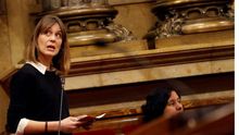 La líder de Catalunya en Comú Podem, Jéssica Albiach.