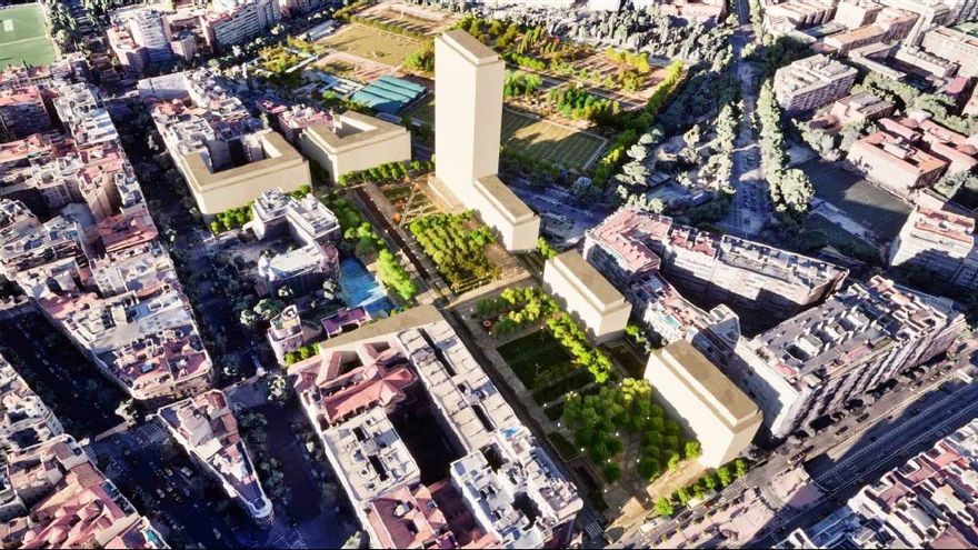 Almeida intenta aprobar otra vez la torre sobre Cocheras de Cuatro Caminos, cinco años después del primer fracaso