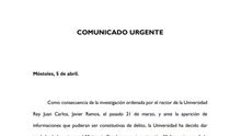 La Fiscalía investiga el caso del máster de Cifuentes tras la denuncia de los estudiantes y de la universidad