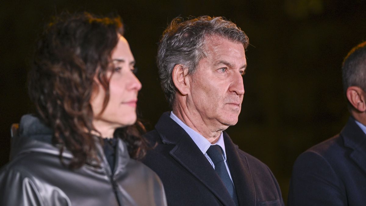 La presidenta de la Comunidad de Madrid, Isabel Díaz Ayuso, y el presidente del PP, Alberto Núñez Feijóo.