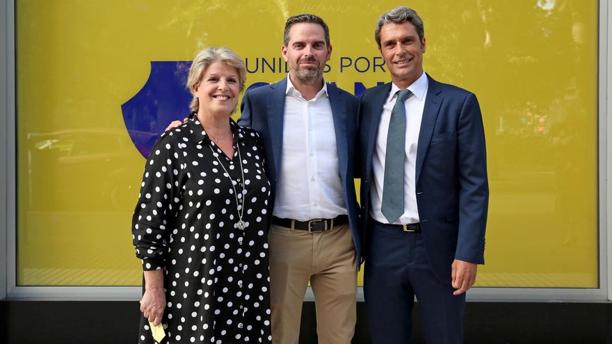 Carmen Guerra, Lucas Bravo de Laguna y Enrique Hernández Bento