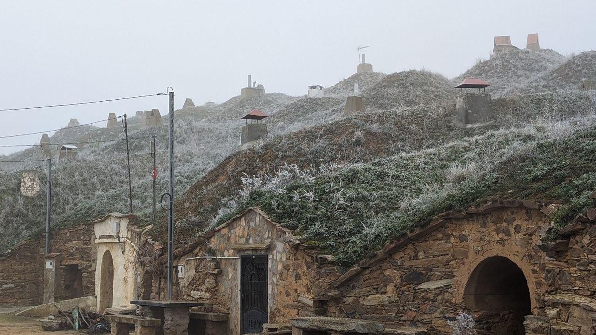 Cencellada en San Adrián del Valle, en el Páramo leonés