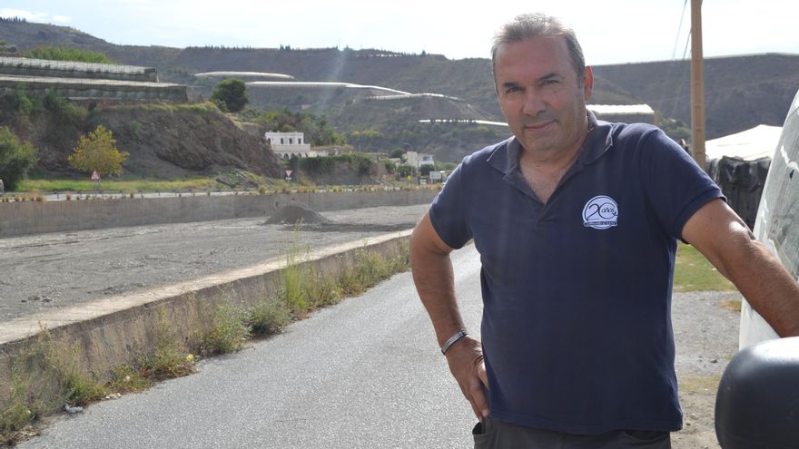 Pedro Sabio, en el carril junto a la rambla |N.C.