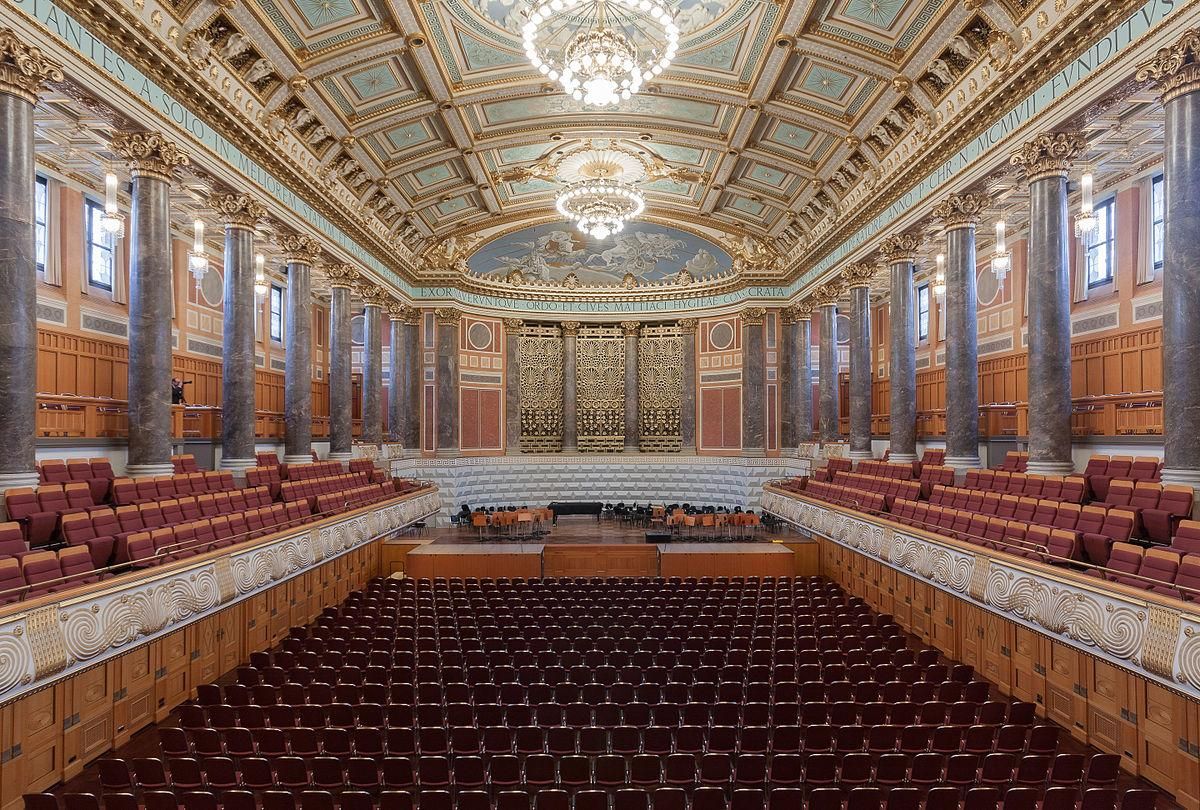 Friedrich-von-Thiersch-Saal, Wiesbaden, Alemania. Foto: Martin Kraft, CC BY-SA