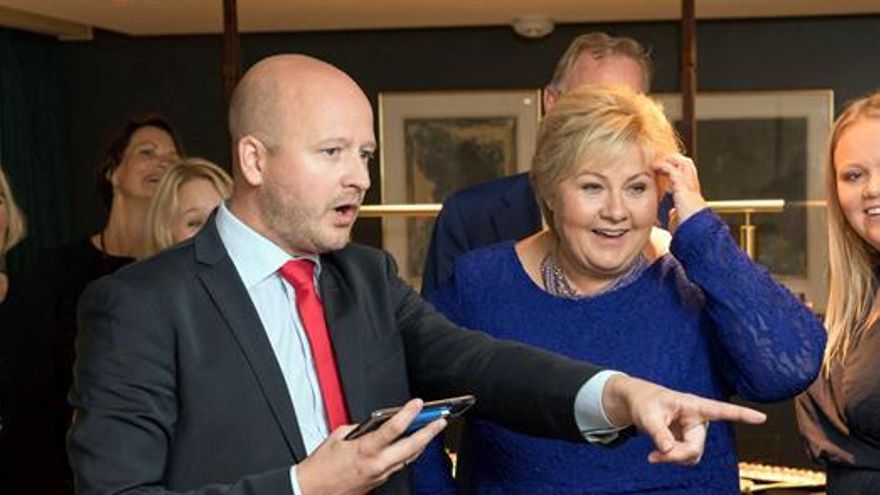 Erna Solberg, la primera conservadora reelegida en Noruega en tres décadas