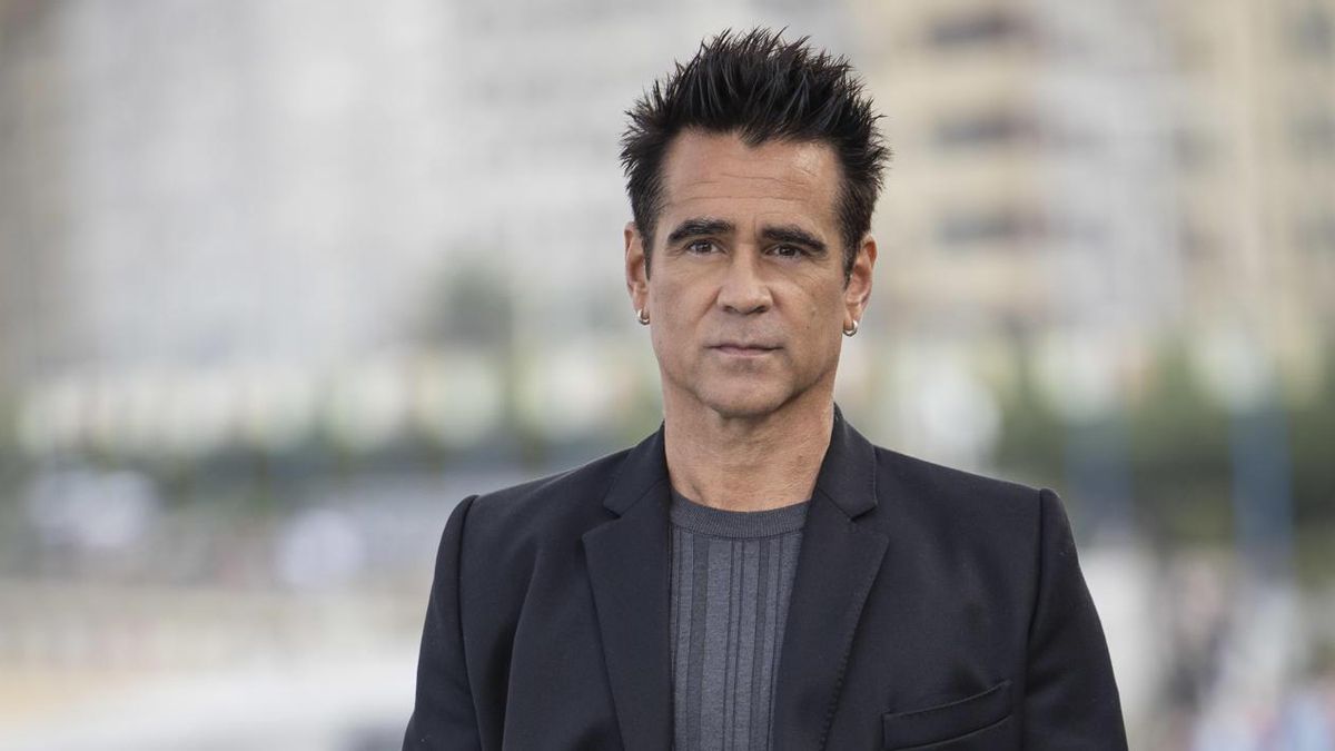 El actor Colin Farrell posa en la 73 edición del Festival Internacional de Cine de San Sebastián, donde presenta la película 'Ballad of a small player'.
