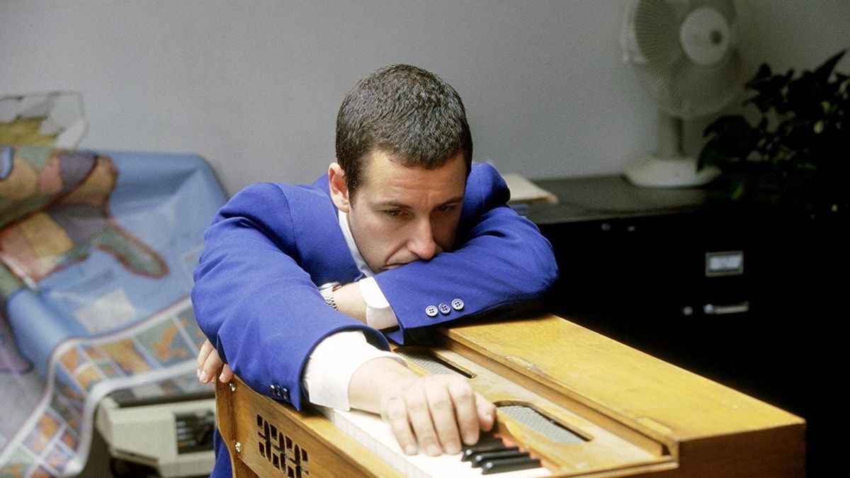 Adam Sandler en una escena de "Embriagado de amor".