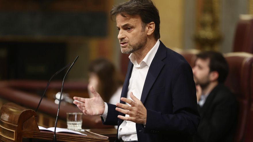 El presidente del grupo confederal Unidas Podemos-En Comú Podem-Galicia en Común, Jaume Asens.