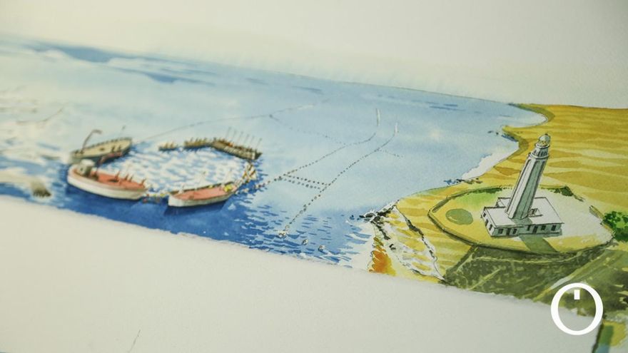 Ilustraciones de Rafael Obrero para Alimentos de España