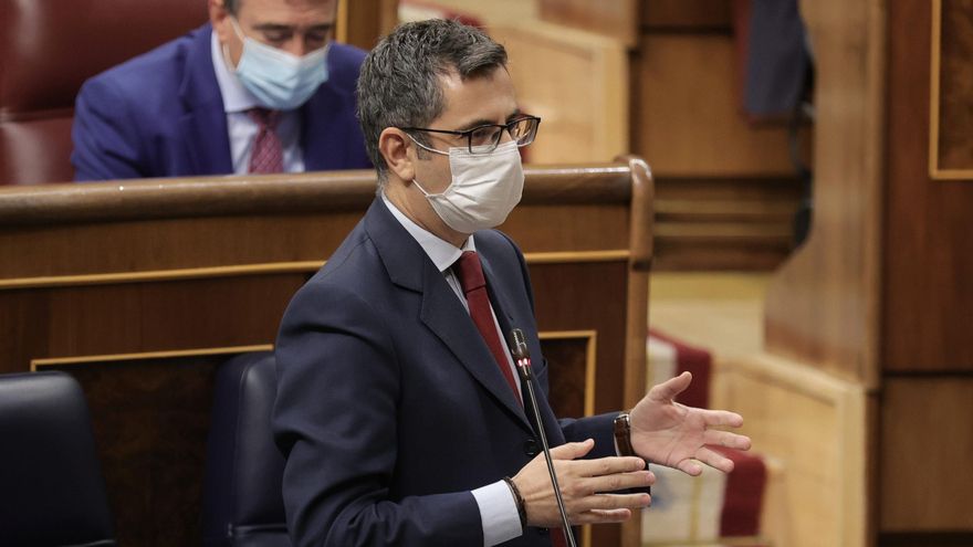 El ministro de la Presidencia, Relaciones con las Cortes y Memoria Democrática, Félix Bolaños