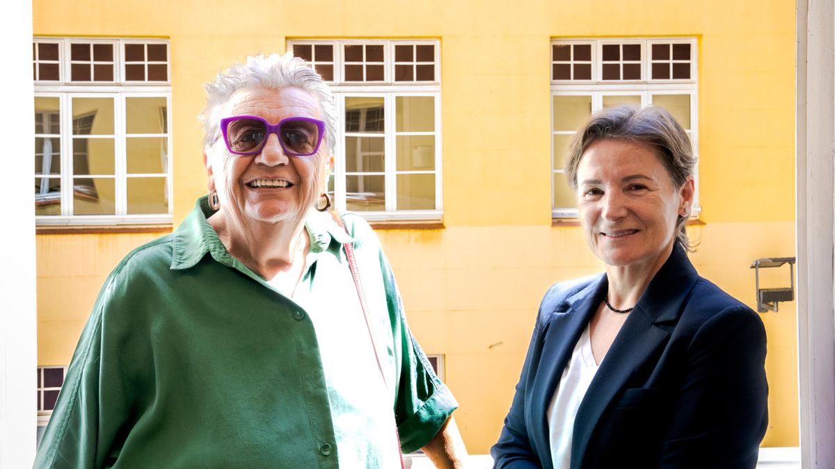 La abogada Marisa Fernández (izquierda) y la exmagistrada Eugenia Canal, el pasado martes en La Bonne.