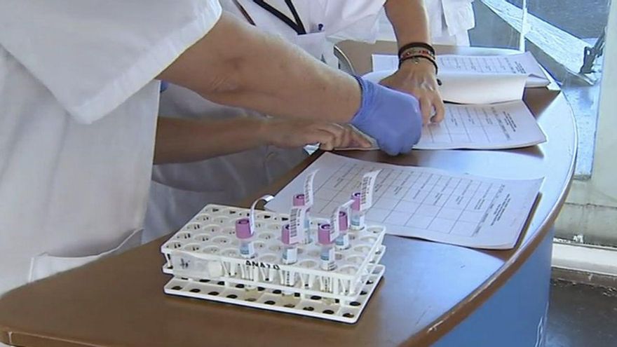 Imagen de muestras para pruebas PCR.
