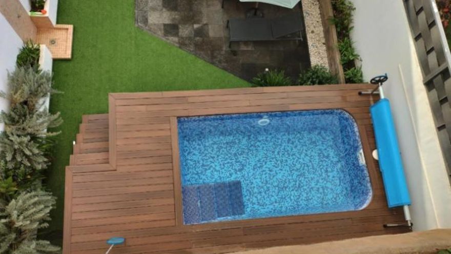 Fernando Clavijo demuele la piscina ilegal de su casa sin dejar entrar a los inspectores de Urbanismo