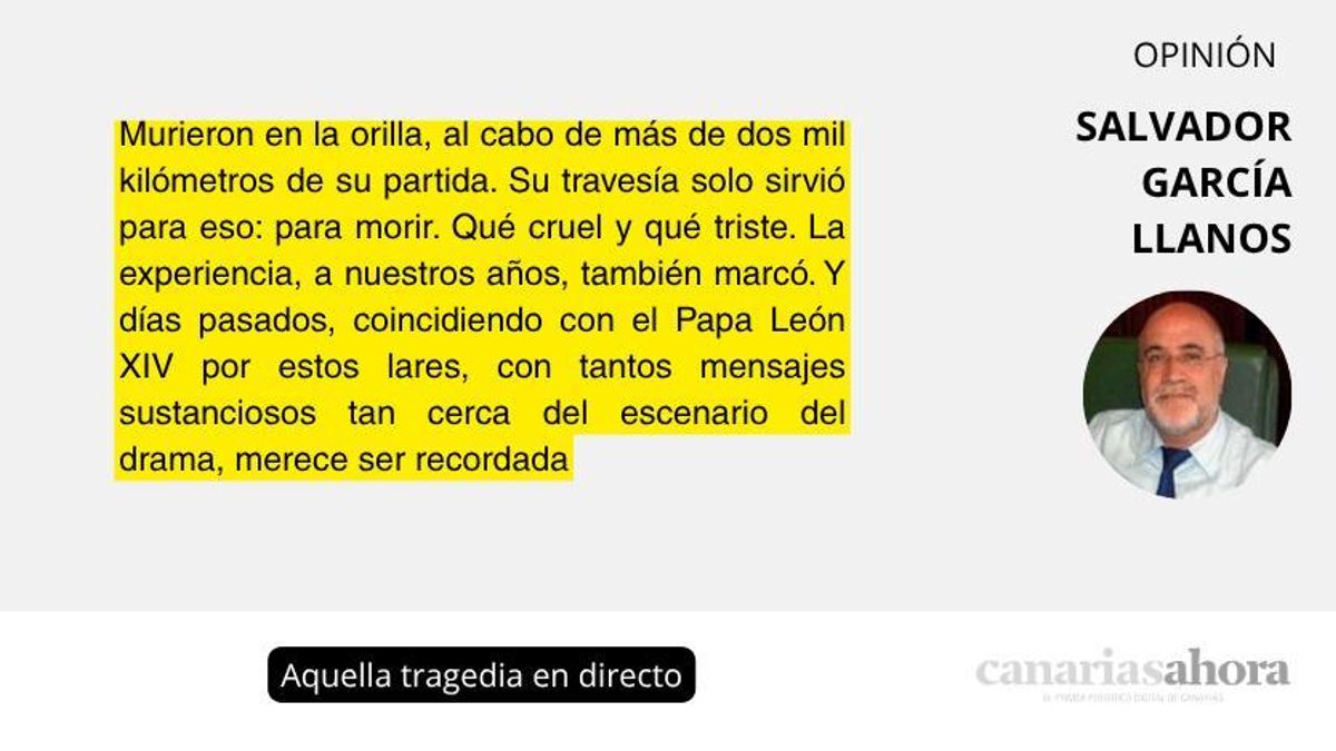 Aquella tragedia en directo