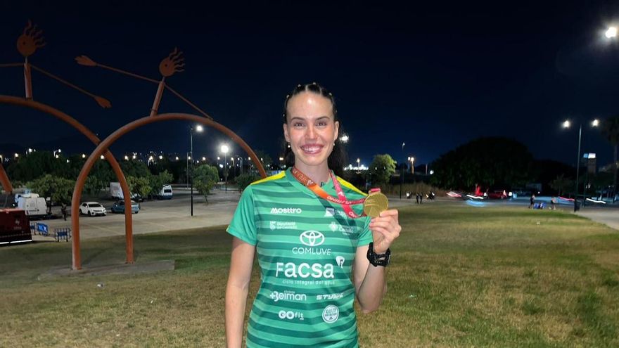 Oro y récord para Carmen Avilés en el 4x400 del Campeonato de España