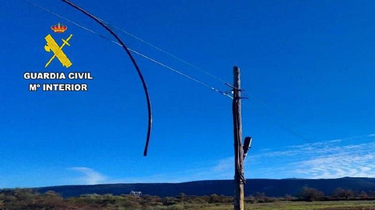 Detienen a dos hombres por el robo de cableado telefónico en Turienzo Castañero