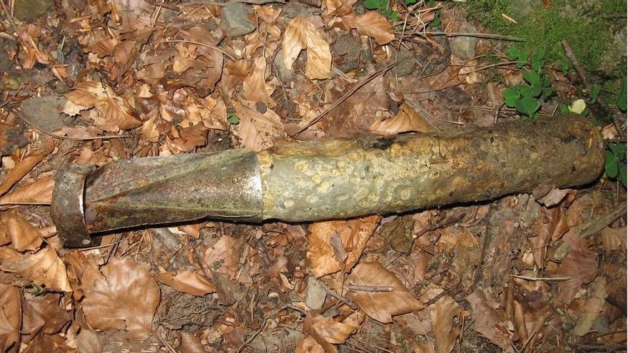 Una bomba de aviación.