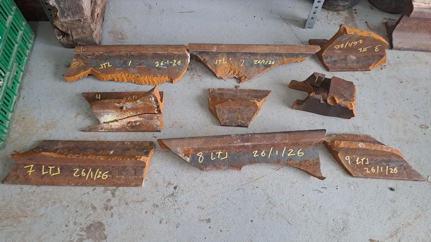 El material que Adif se llevó de un tramo de Adamuz que la Guardia Civil dejó sin precinto está disponible y localizado