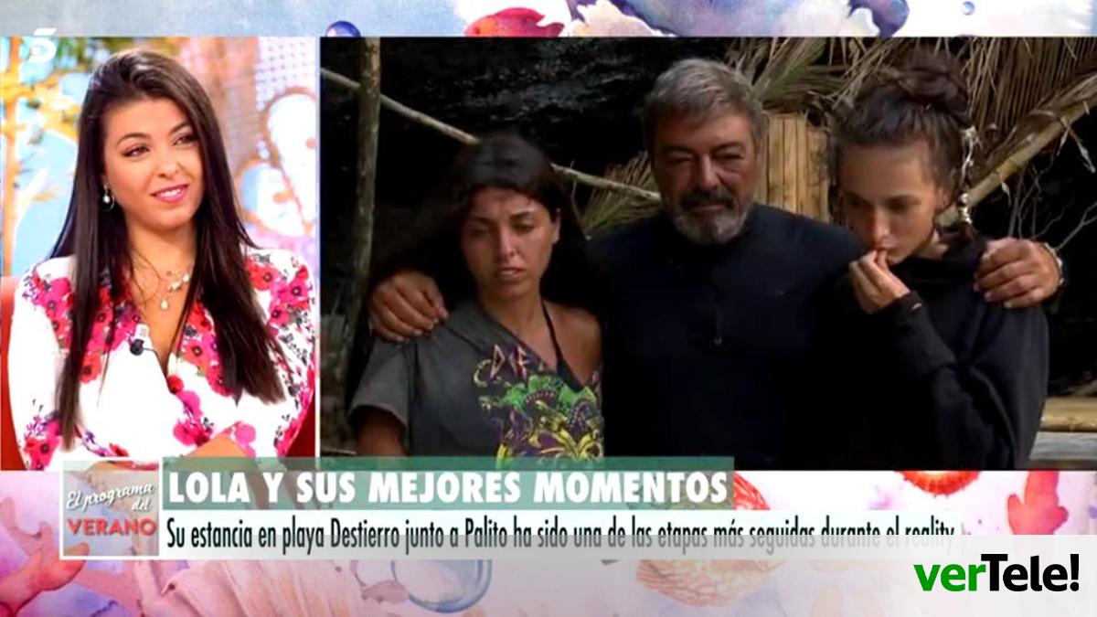 Lola cuenta cómo está su amistad con Palito un mes después del final de  'Supervivientes'