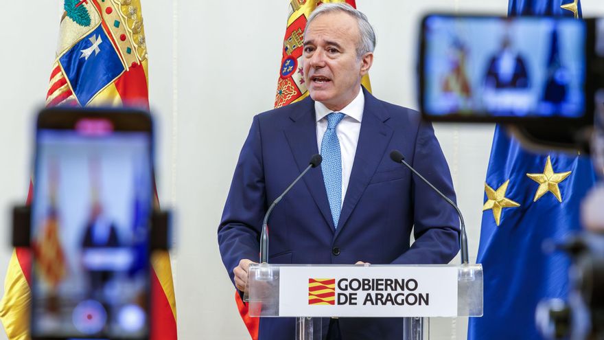Azcón acusa al Gobierno de España de una política de inmigración caótica y aleatoria