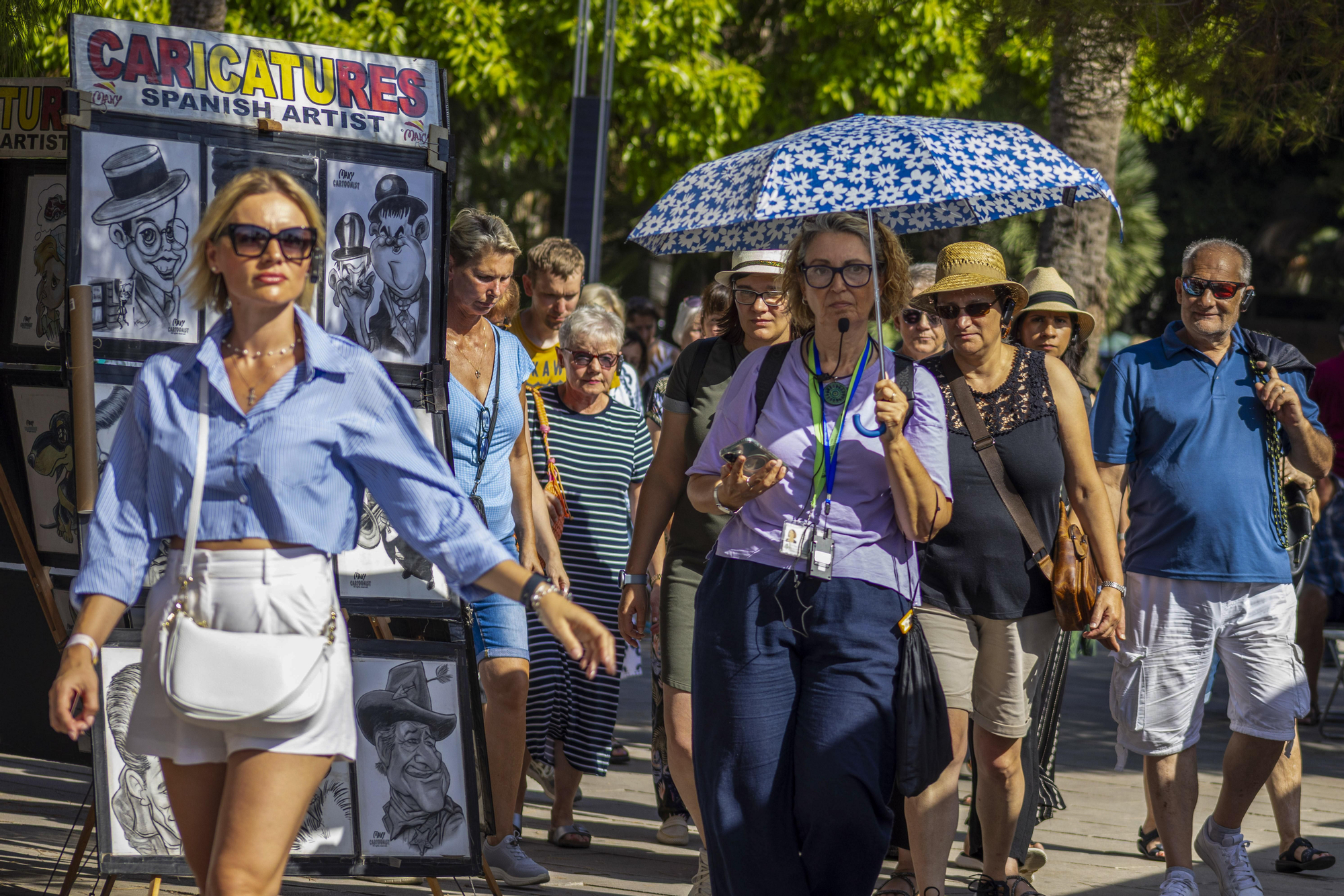 Turistas en Palma