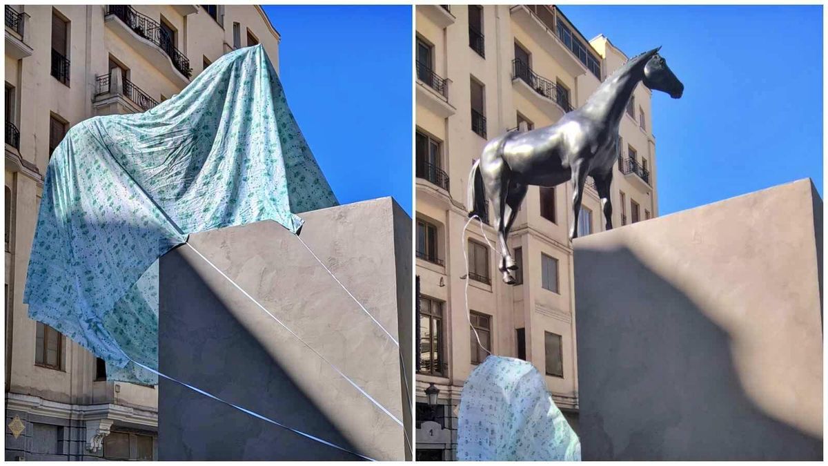 El caballo que levita sobre Madrid: la estatua ecuestre sin jinete que habla de la incertidumbre del porvenir