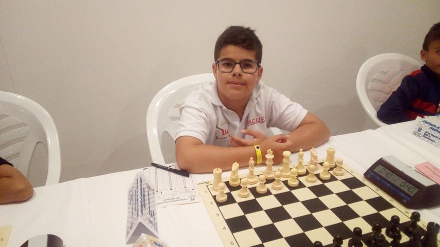 Alberto Bethencourt  Hernández, ganador del Campeonato Infantil Online de Canarias  de Ajedrez.