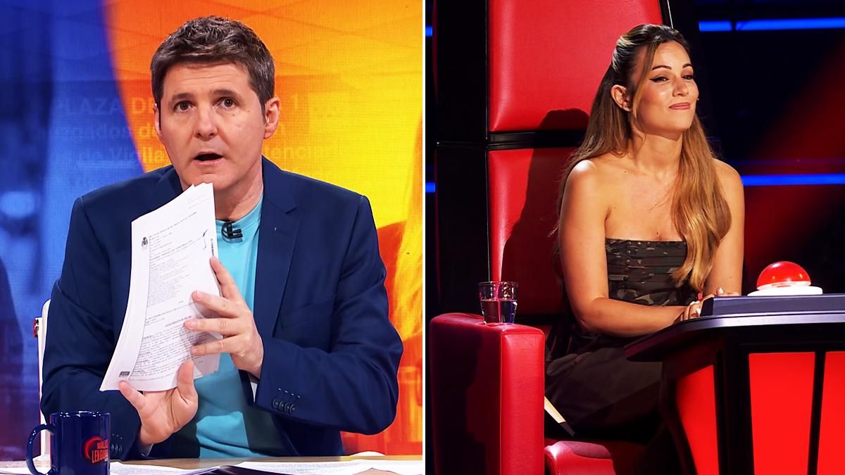 Jesús Cintora en 'Malas lenguas noche' / Edurne en 'La Voz Kids'