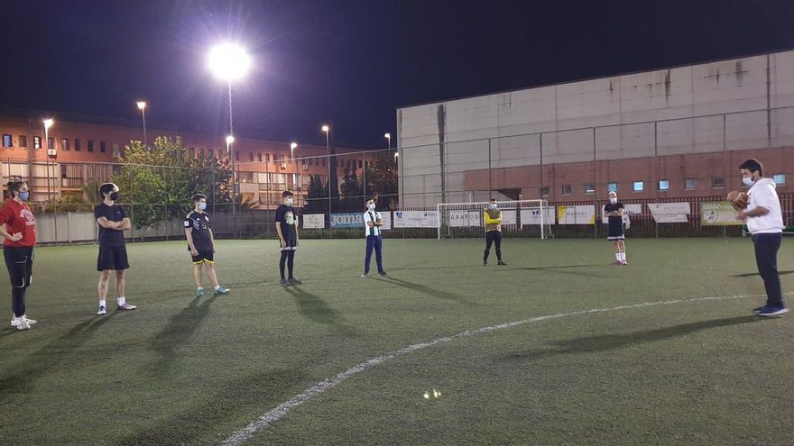Entrenamiento del Córdoba Bulls.