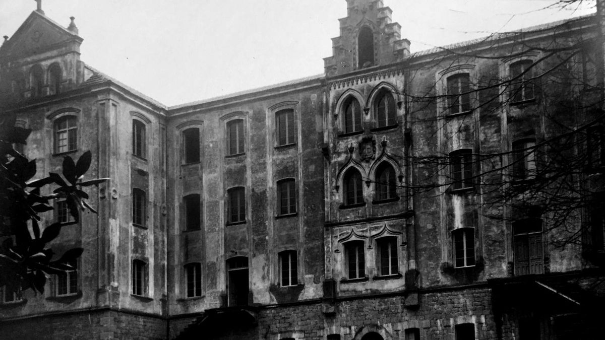 Fachada de la prisión de mujeres de Amorebieta