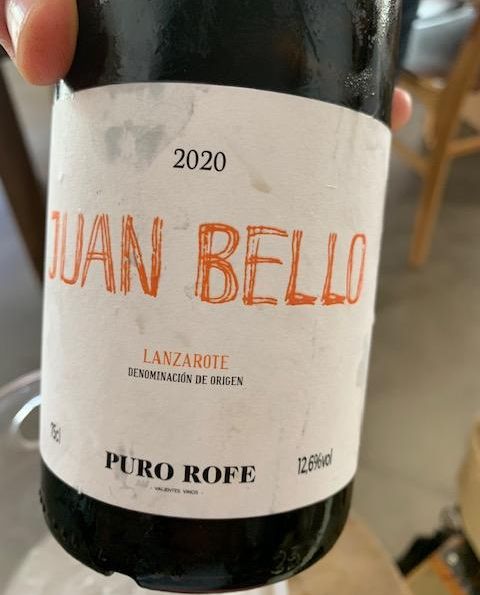Vino Juan Bello de Puro Rofe
