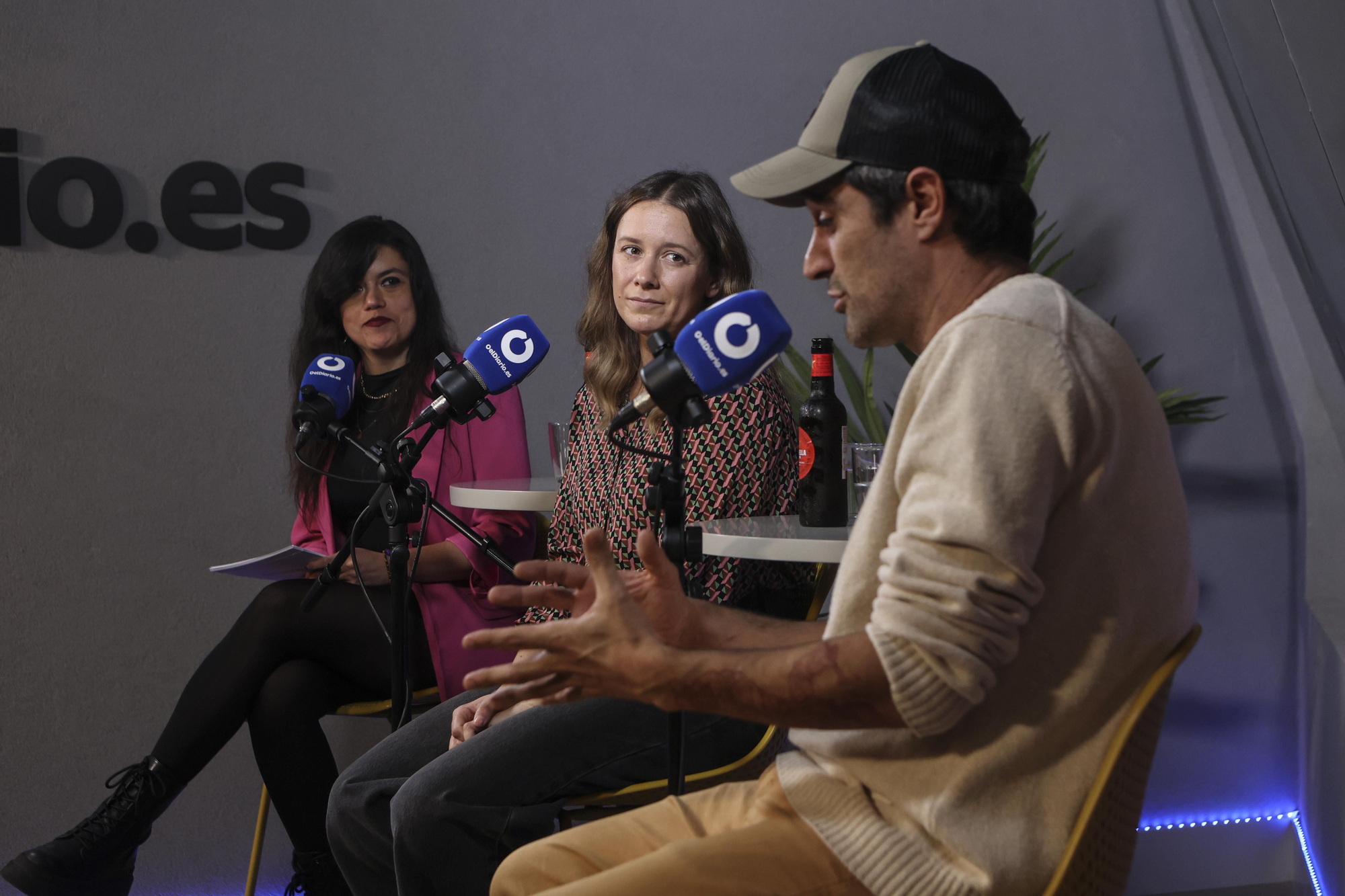 La banda Morgan en la redacción de elDiario.es