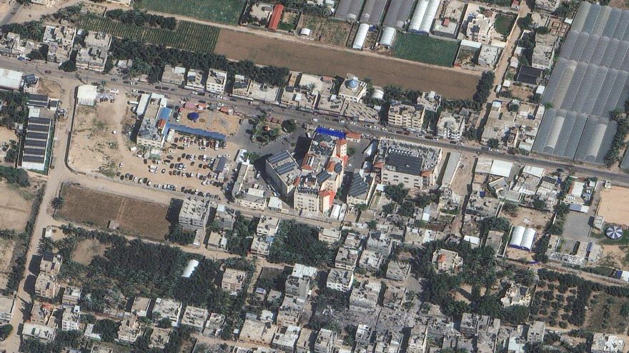 El Hospital de los Mártires de Al-Aqsa en Deir al-Balah.