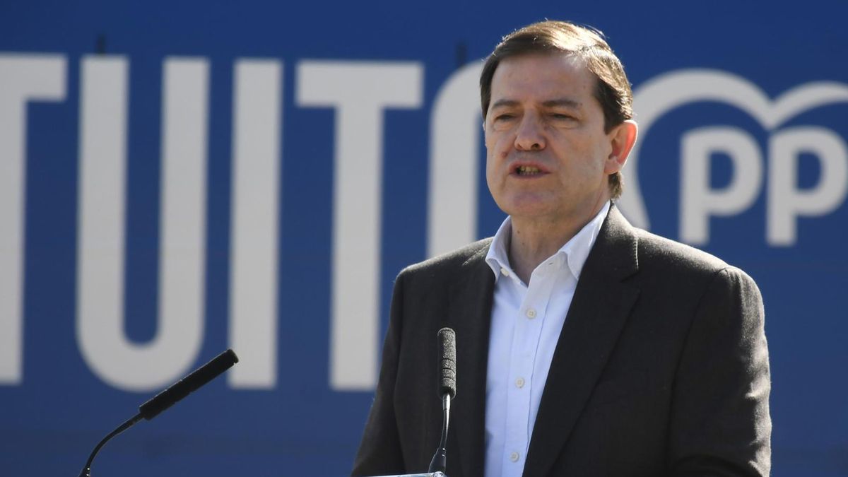 Alfonso Fernández Mañueco, durante la presentación de la campaña electoral en Segovia.