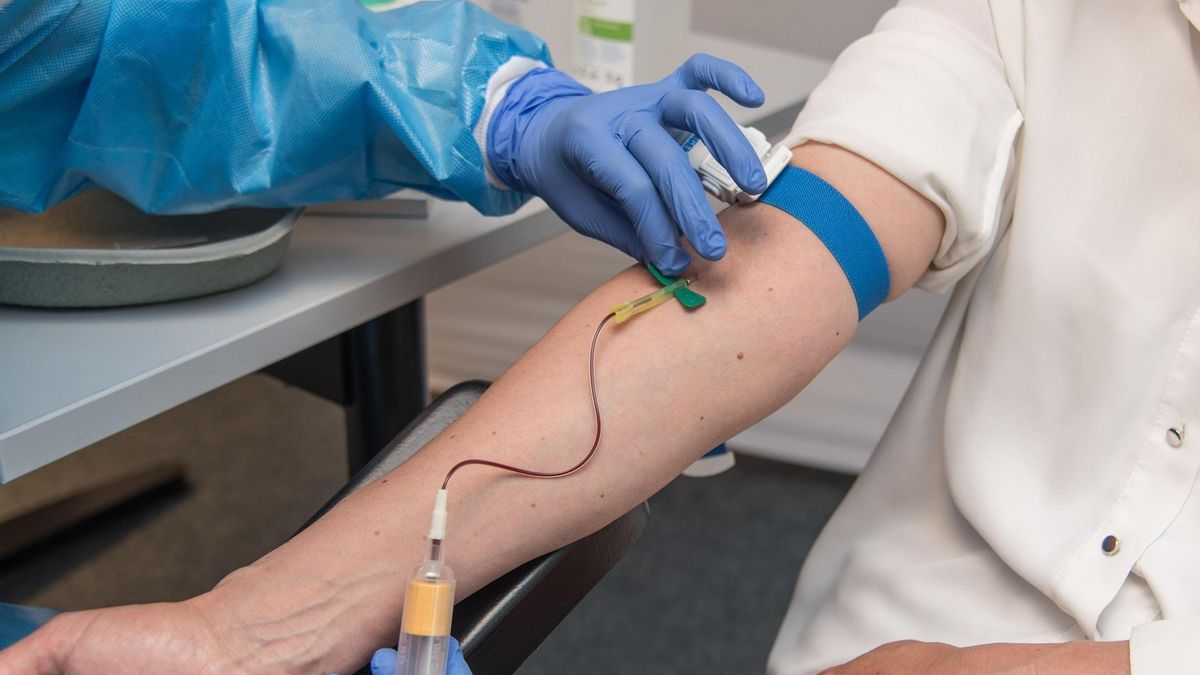 Imagen de una donación de sangre.