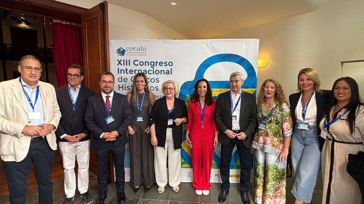 Acto de apertura  del XIII Congreso Internacional de Cascos Históricos en Santa Cruz de La Palma.