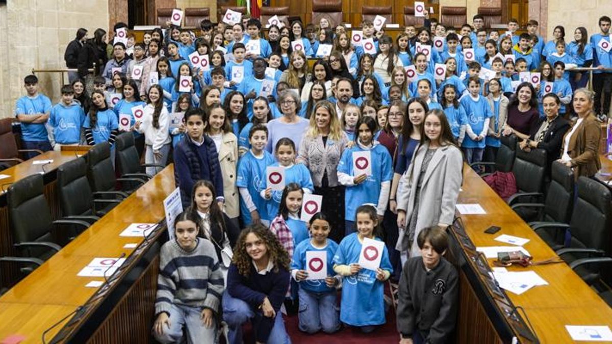 Foto de familia, este jueves.