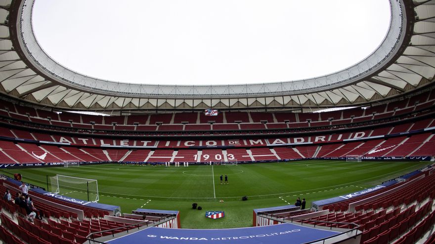 Vista del estadio Wanda Metropolitano de Madrid, en una imagen de archivo. EFE/Rodrigo Jiménez.