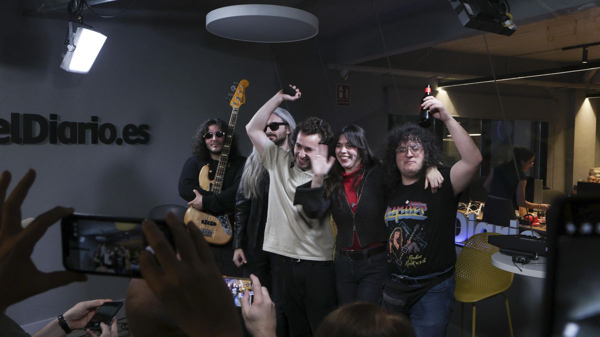 La banda Alcala Norte en la redacción de elDiario.es