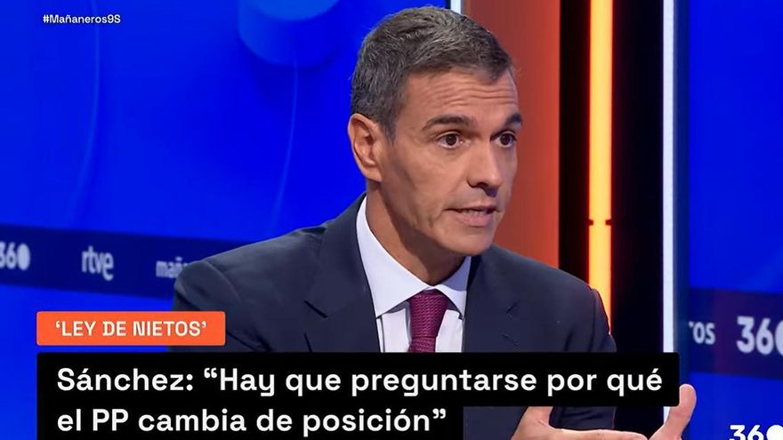 Pedro Sánchez entrevistado en 'Mañaneros 360'