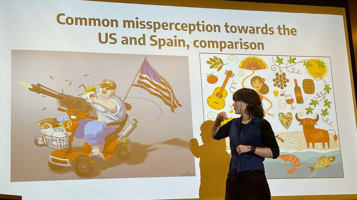 Un momento del congreso que prepararon los participantes del programa de World Fellows España