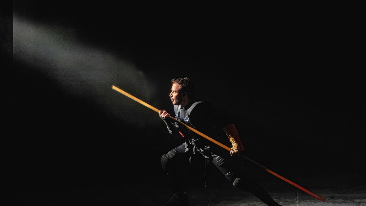 Representación de la obra 'Tebanas'.