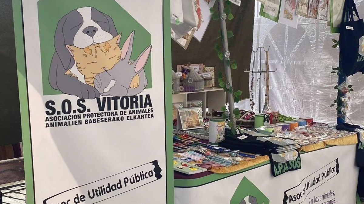 Un puesto instalado por Apasos en 2023