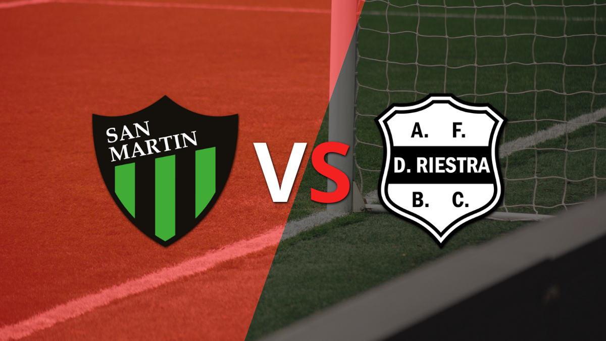 San Martín (SJ) gana 3-2 a Dep. Riestra con doblete de Horacio Tijanovich