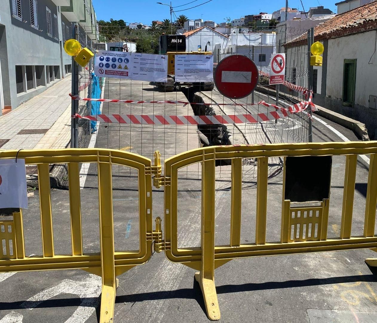 Obras en Moya para mejorar el suministro eléctrico.