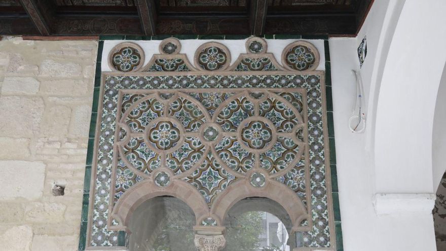 Culminan las obras del Archivo de Córdoba, que han descubierto una portada mudéjar oculta
