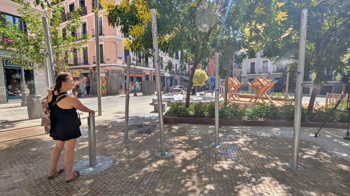 Nebulizadores de la plaza del Rastrillo
