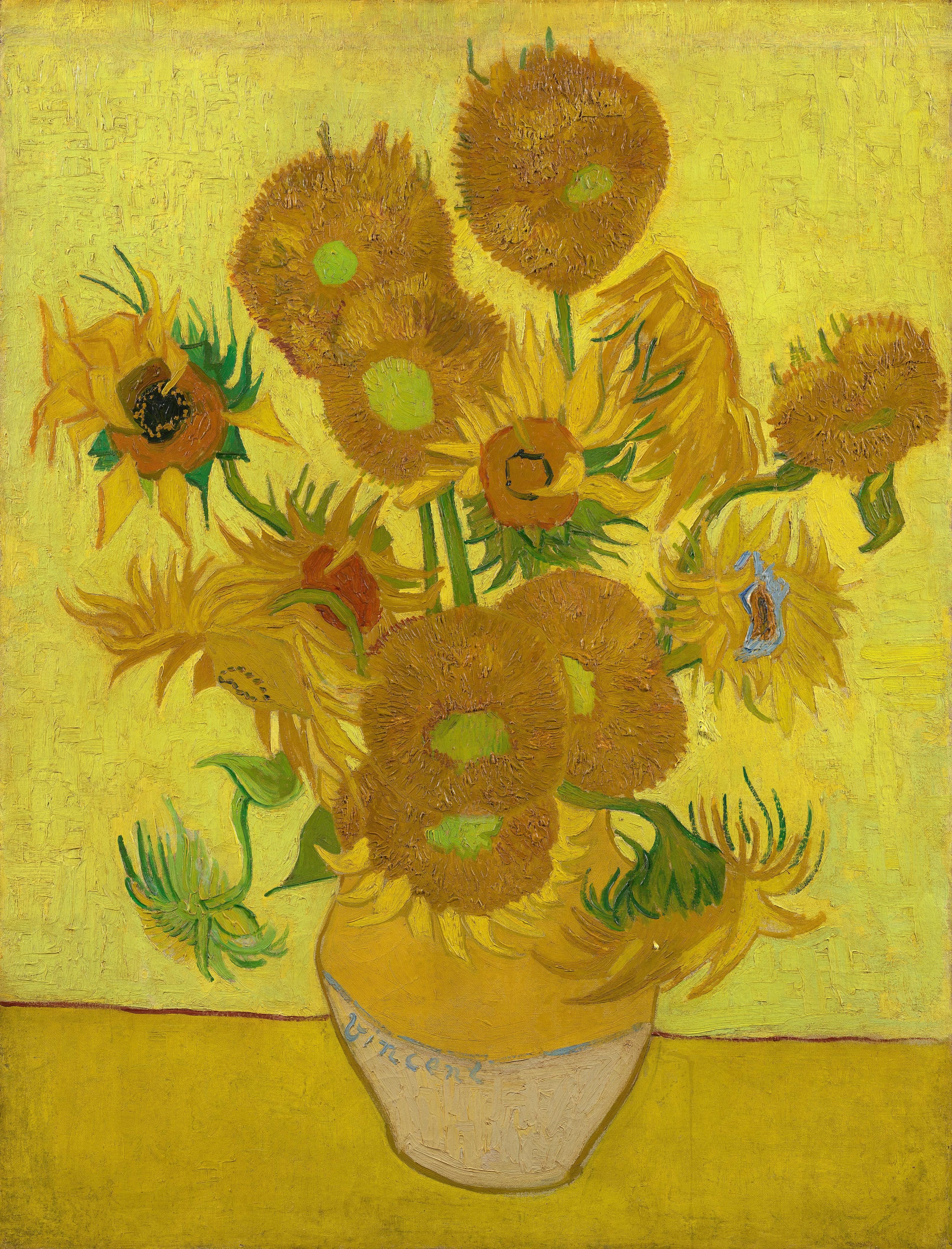 'Los girasoles', de Van Gogh