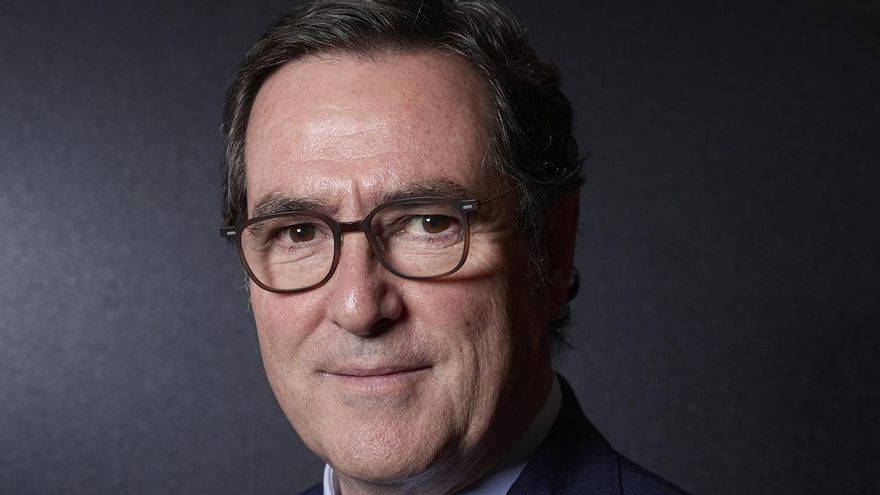 Archivo - El presidente de la CEOE, Antonio Garamendi.