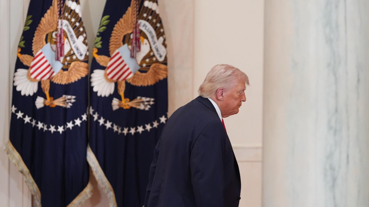 El presidente de EEUU, Donald Trump, en la Casa Blanca el 1 de abril.